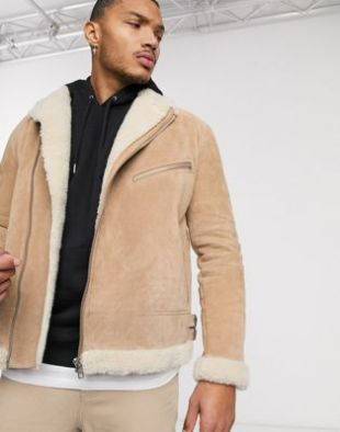 ASOS DESIGN - Veste en daim avec doublure duveteuse | ASOS