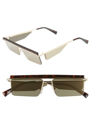 Adam Selman x Le Specs Luxe The Flex 55mm Semi Rimless Sunglasses | Nordstrom