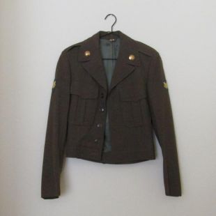 vintage 1960s US Military Jacket, Green, Size L, 60s Army Field Jacket, American Soldier Uniform, Retro, Vtg, Army Green, Etats-Unis