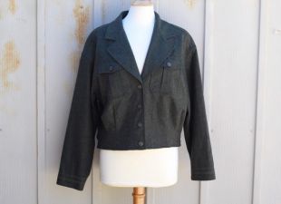 PendulumVintage - 1980s Liz Claiborne Army Green Jacket - Vintage ...