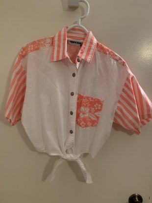 Chemise Western Panhandle Slim Vintage Années 1990 - 3XL (20x34), Manches Longues, Rayée
