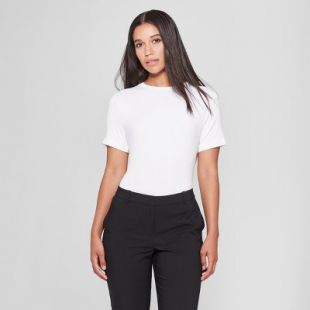 Short Sleeve Crew Neck T-Shirt White