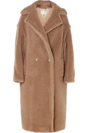 Camel Hair And Silk Blend Coat