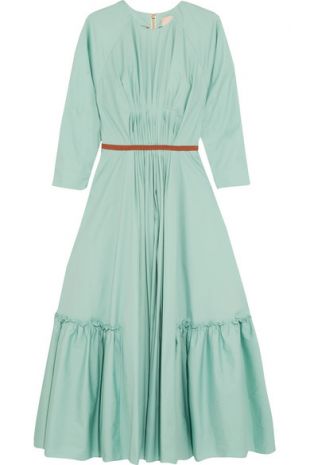 Cot­ton Poplin Mi­di Dress