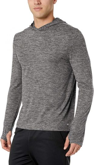 Men's Tech Stretch Long-Sleeve Performance Pullover Hoodie