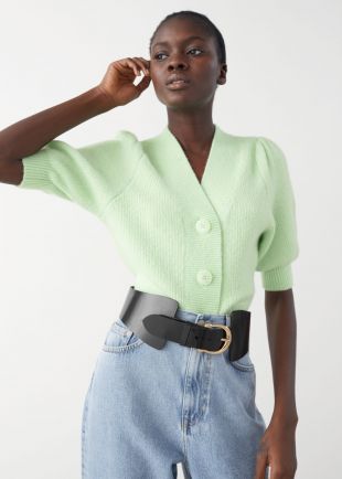 Wide Waist Belt Black