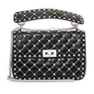 Spike Medi­um Shoul­der Bag Black