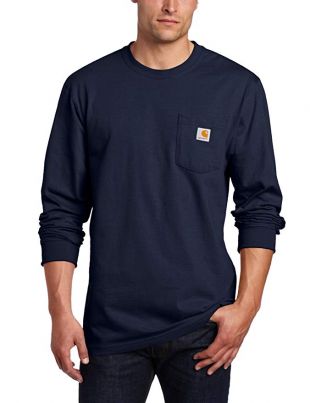 Carhartt Men's Workwear Jersey Pocket Long-Sleeve Shirt K126