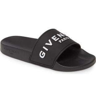 Givenchy Logo Slide Black