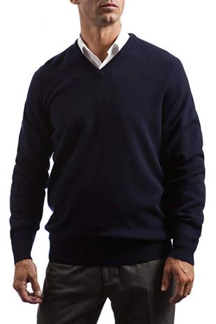 Great and British Knitwear - Wool V-Neck Sweater