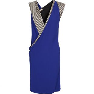 BOUCHRA JARRAR Couture Asymmetric Crepe Satin Wrap-dress