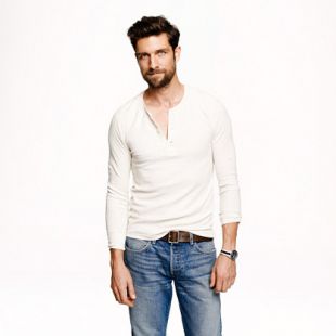 J. Crew - SLIM THERMAL HENLEY item 02571
