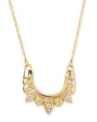 Pamela Love Gold-Plated Mini Tribal Spike Necklace