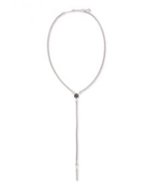 Starla Druzy Y-Drop Necklace