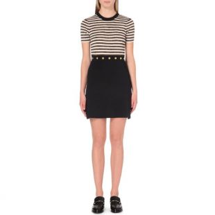 SANDRO Redlake stretch-knit dress