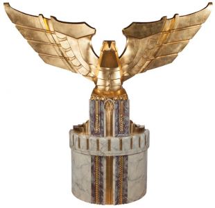 "President Snow" large gold eagle statue from his office in The Hunger Games: Mockingjay - Part 1