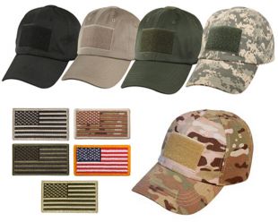 Special Forces Operator Tactical American US Flag Velcro Patch Baseball Hat Cap
