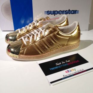 Adidas - ADIDAS superstar 80 doré métallisé
