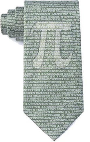Pi TO THE 50TH DECIMAL-MATH GEOMETRY NERD TEACHER Wild Ties Microfiber Necktie