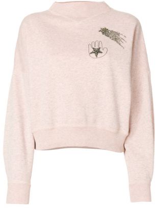 Sweatshirt main et étoiles