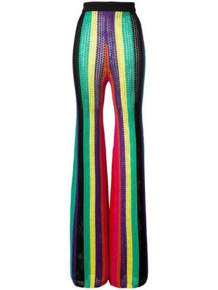 Pantalon En Crochet à Taille Haute