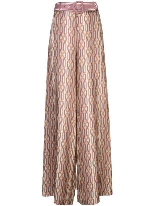 Super Eight Quartz Link Print Trousers