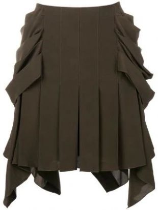 Pleated Mini Skirt