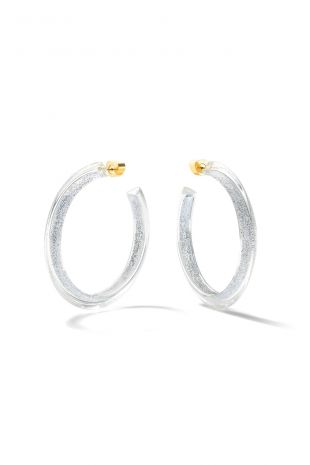 Medium Glitter Jelly Hoops