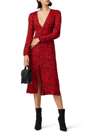 Red Cheetah Dress