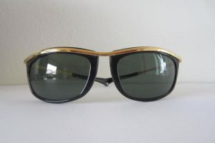 Vintage Bausch - Lomb Ray-Ban L1000 Noir/Or G15 OLYMPIAN