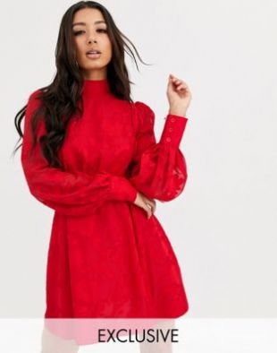 High Neck Skater dDress