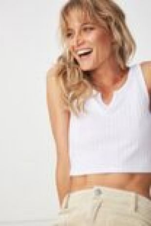 Sahara Rib Crop Tank