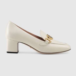 Zumi Leather Mid-heel Loafer