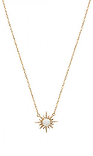 Gem­stone Star­burst Neck­lace