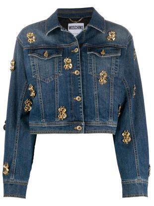 Moschino - Dollar-stud Denim Jacket