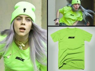 Billie Eilish Shirt Neon Green Of Billie Eilish In Billie Eilish
