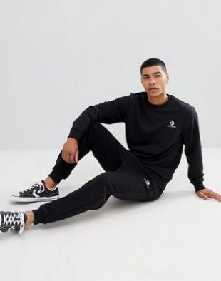 Converse Joggers In Black 10008815-A01 | ASOS