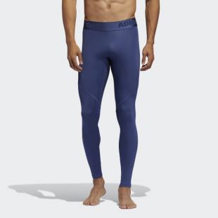 Collant Alphaskin Sport Long - Bleu adidas | adidas France