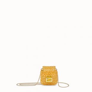 Bijou de sac avec perles jaunes - PICO BIJOU DE SAC BAGUETTE | Fendi | Fendi Online Store