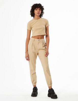 Pantalon cargo avec chaîne