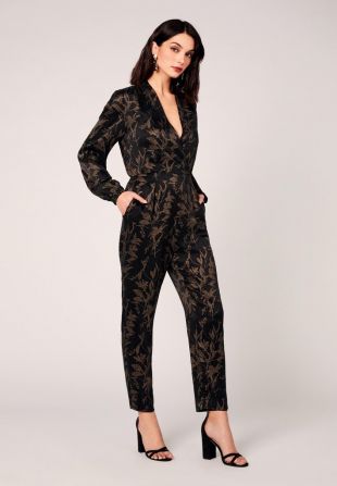 Moomaya Combinaison Femme Rayonne Imprimée Col V – Tenue Bohème Chic Légère Et Élégante, Manches Courtes