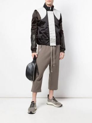 Black & White Paneled Jacket