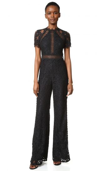 Alexis - Black Lace Jumpsuit