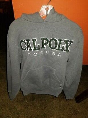 Vintage CAL POLY POMONA  Hoodie Russell Athletic sweatshirt Size small  | eBay