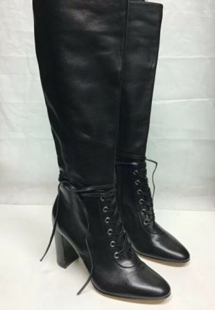 Serafini Lace up High Knee Boots