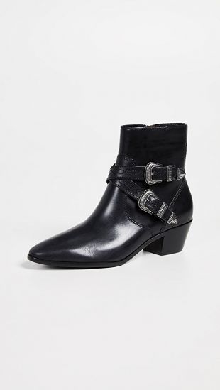 Ellen Buckle Short Boots