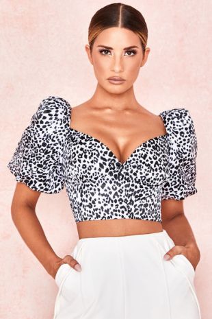 Print Cropped Top