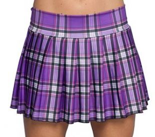 sor, inc. - Purple Plaid Skirt. Sexy Schoolgirl Skirt