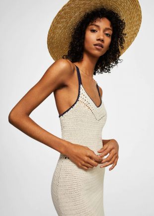 Crochet Dress White