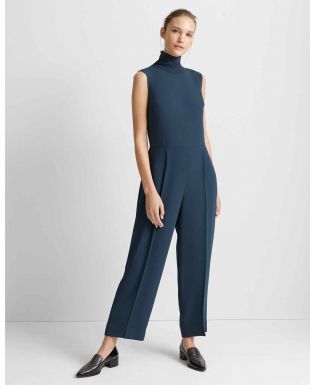 Rib Neck Jumpsuit